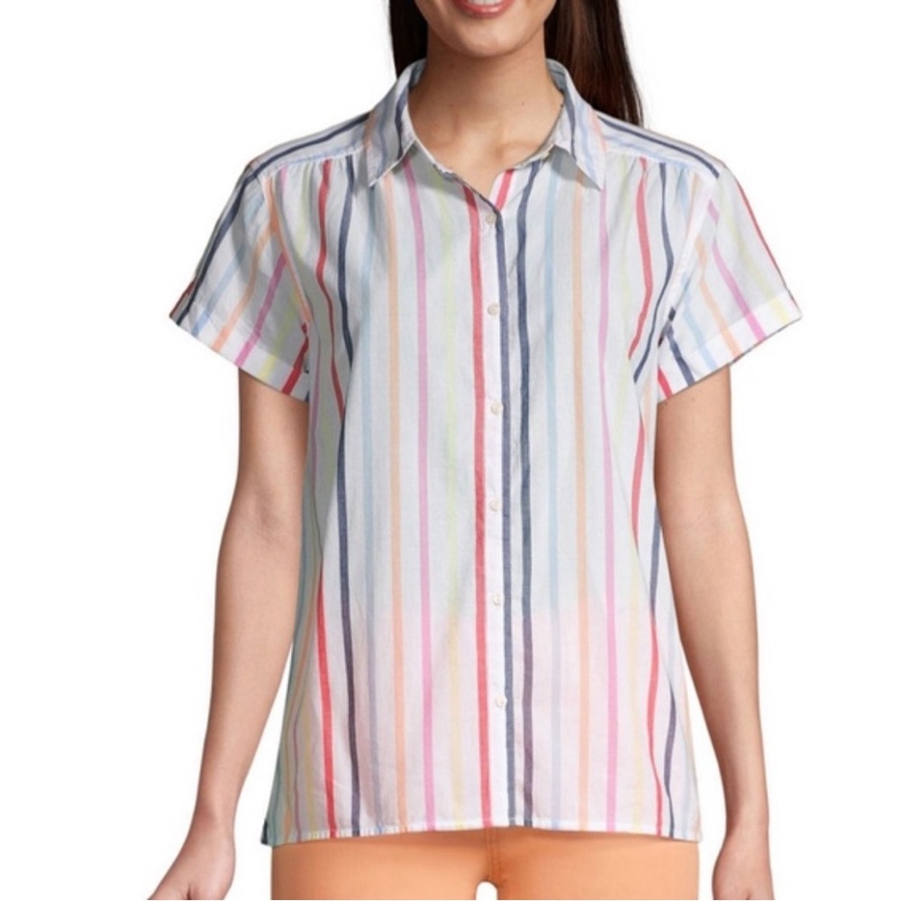 St.John’s bay button down shirt SZ LP